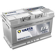 VARTA Blue Dynamic EFB 80Ah, 12V, N80 - Car Battery