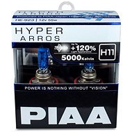 PIAA Hyper Arros 5000K H11 + 120%, jasne biele svetlo s teplotou 5000K, 2 ks - Autožiarovka