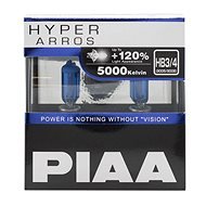 PIAA Hyper Arros 5000K HB3/HB4 - + 120%. Bright White Light at a Temperature of 5000K, 2pcs - Car Bulb