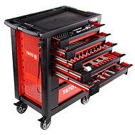 Portable tool workshop cabinet (211pcs) 7 drawers - Tool trolley