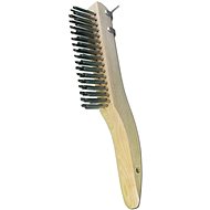 Star brite Hand Brush with Stainless-steel Bristles and Scraper - Grill Brush