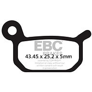 EBC Brake pads FA325TT - Motorbike Brake Pads
