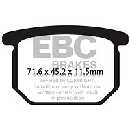 EBC Brake pads FA065 - Motorbike Brake Pads