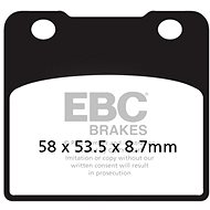 EBC Brake pads FA103V - Motorbike Brake Pads
