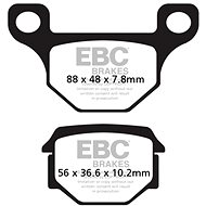 EBC Brake pads SFA093 - Motorbike Brake Pads