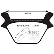 EBC Brake pads FA200HH - Motorbike Brake Pads