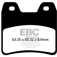 EBC Brake pads FA348HH - Motorbike Brake Pads