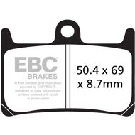 EBC Brake pads EPFA380HH - Motorbike Brake Pads