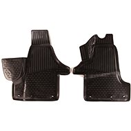 SIXTOL 3D Rubber Mats for VOLKSWAGEN Transporter (T6), 2015->, VAN, (Europe), 2pcs - Car Mats