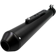 R-Tech Retro tuned exhaust - Colour: Matte Black - Exhaust Tail Pipe