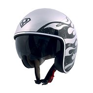 Yohe 859-91A, Grey, Silver Size XL - Motorbike Helmet