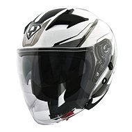Yohe 878-1M Graphic, White Size XS - Motorbike Helmet