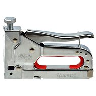 GEKO Staple Gun Chromed 4-14mm, Adjustable Driving Force - Gun