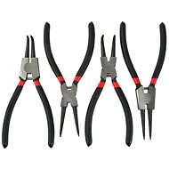 GEKO Pliers set of 4 straight and curved 200mm G01662 - Snap Ring Pliers