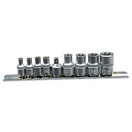 GEKO Torx Head Set, 9 pcs, 1/4" and  3/8" - Standard Socket Set