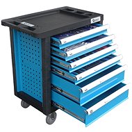 GEKO Workshop Trolley, Fully Equipped, 6 Compartments - Tool trolley