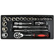 GEKO Socket Insert - Ratchet Set  1/2" 10-32mm CRV - Organiser