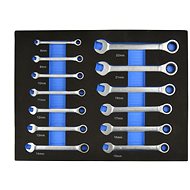 GEKO Insert for Socket - Combination Wrenches with Ratchet 13 pcs 12-8mm - Organiser