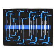 GEKO Insert for Socket - Set of Screwdrivers type "T" 18 pcs - Organiser
