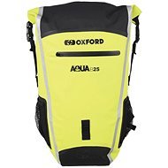 OXFORD Waterproof backpack Aqua B-25 (black / yellow fluo, volume 25 l) - Motorcycle Bag