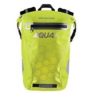 OXFORD Waterproof backpack AQUA V12 (yellow fluo, volume 12 L) - Motorcycle Bag