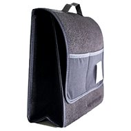 SOTRA Soft Textile Car Organizer (30x30x13) - Black - Car Seat Organizer