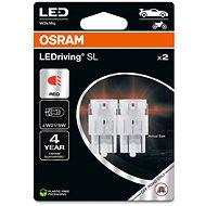 OSRAM LEDriving SL W21/5W Red 12V two pieces in a pack - LED Car Bulb