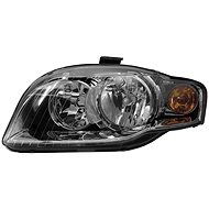ACI AUDI A4 04 -10/06 front light H7+H7 with orange flasher (electrically operated + motor) L - Front Headlight