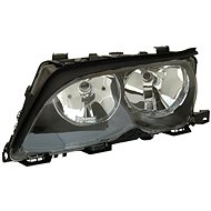 ACI BMW 3 9/01-3/05 front light H7+H7 (electrically operated+motor) black frame. L - Front Headlight