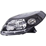 ACI DACIA Sandero 08- Front light H4 (cable operated+mechanism) black (Stepway model) L - Front Headlight