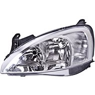 ACI OPEL CORSA 00- -9/02 front light H7+H7 with opaque flasher (electrically controlled) L - Front Headlight