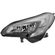 ACI OPEL CORSA 14- front light H7+H7 (electrically controlled) black L - Front Headlight