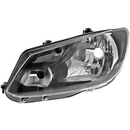 ACI VW CADDY 10-15 6/13- front light H4 black (electrically operated + motor) L - Front Headlight
