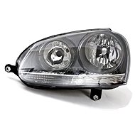 ACI VW GOLF 03-08 front light H7+H7+flasher (electrically operated+motor) black-chrome GTI L - Front Headlight