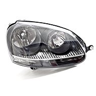 ACI VW GOLF 03-08 front light H7+H7+flasher (electrically operated+motor) black-chrome GTI P - Front Headlight