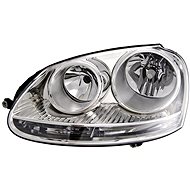 ACI VW GOLF 03- 5/04- front light H7+H7+flasher (electrically operated+motor) chrome L - Front Headlight