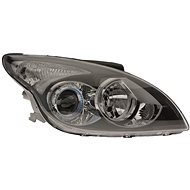 ACI HYUNDAI i30 09-12 front light H7+H1 (electrically operated+motor) black (Czech version) P - Front Headlight