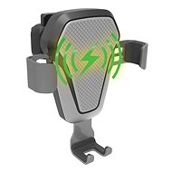 COMPASS LUKE-V Wireless Charging 10W Dark Grey - Phone holder