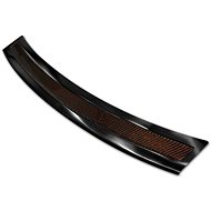 AVISA Rear door sill cover of the Audi Q5 / SQ5 - red carbon-graphite stainless steel - Boot Edge Protector