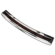 AVISA Rear door sill cover BMW 5er F11 - red carbon-stainless - Boot Edge Protector