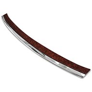 AVISA Jaguar F-Pace rear door sill cover - stainless steel-red carbon - Boot Edge Protector