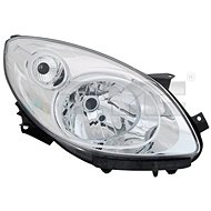 TYC RENAULT TWINGO II 2007-2011 HEADLIGHT RIGHT SIDE ELECTRIC WITHOUT MOTOR CHROME H4 - Front Headlight