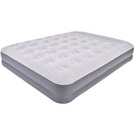 High Raised Airbed with Built-in Electric Pump 203cm Grey - Air Mattress