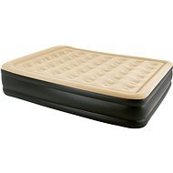 High Raised Airbed with Built-in Electric Pump 203cm Brown - Air Mattress
