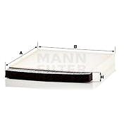 MANN-FILTER CU2855 for VOLVO vehicles - Cabin Air Filter