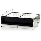 MANN-FILTER CU22004 for SUBARU vehicles - Cabin Air Filter