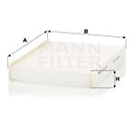 MANN-FILTER CU26006 for SEAT; SKODA; VW - Cabin Air Filter