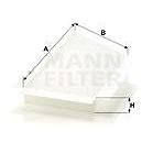 MANN-FILTER CU3448 for PEUGEOT vehicles - Cabin Air Filter
