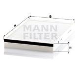 MANN-FILTER CU3054 for OPEL cars - Cabin Air Filter