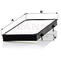 MANN-FILTER CU3454 for NISSAN; OPEL; RENAULT - Cabin Air Filter